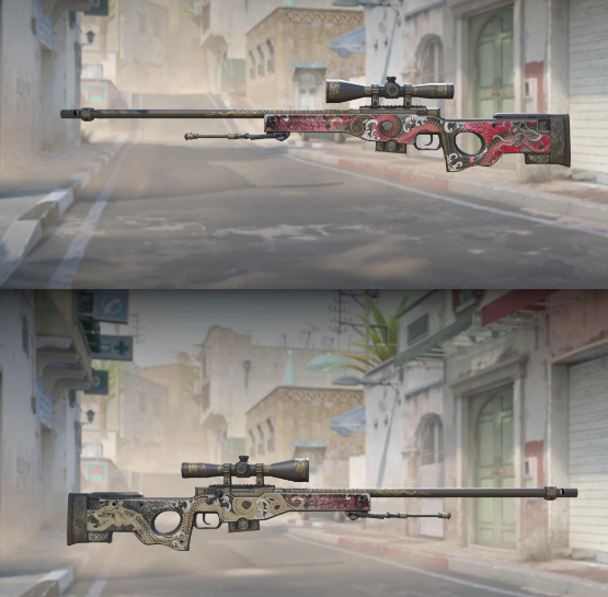 AWP|金粉肆蛇(崭新出厂)