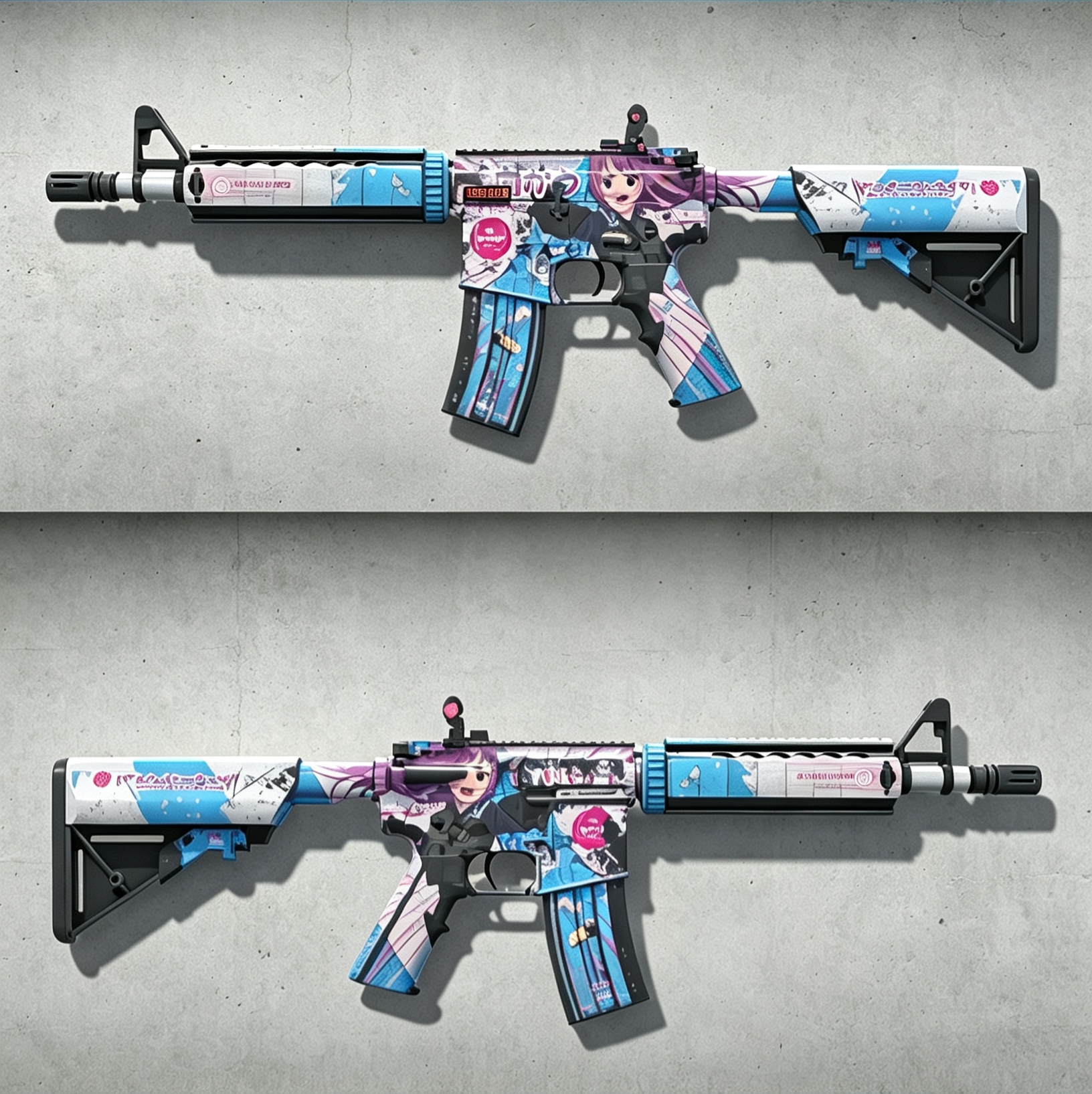 M4A4（StatTrak™） | 反冲精英 (久经沙场)